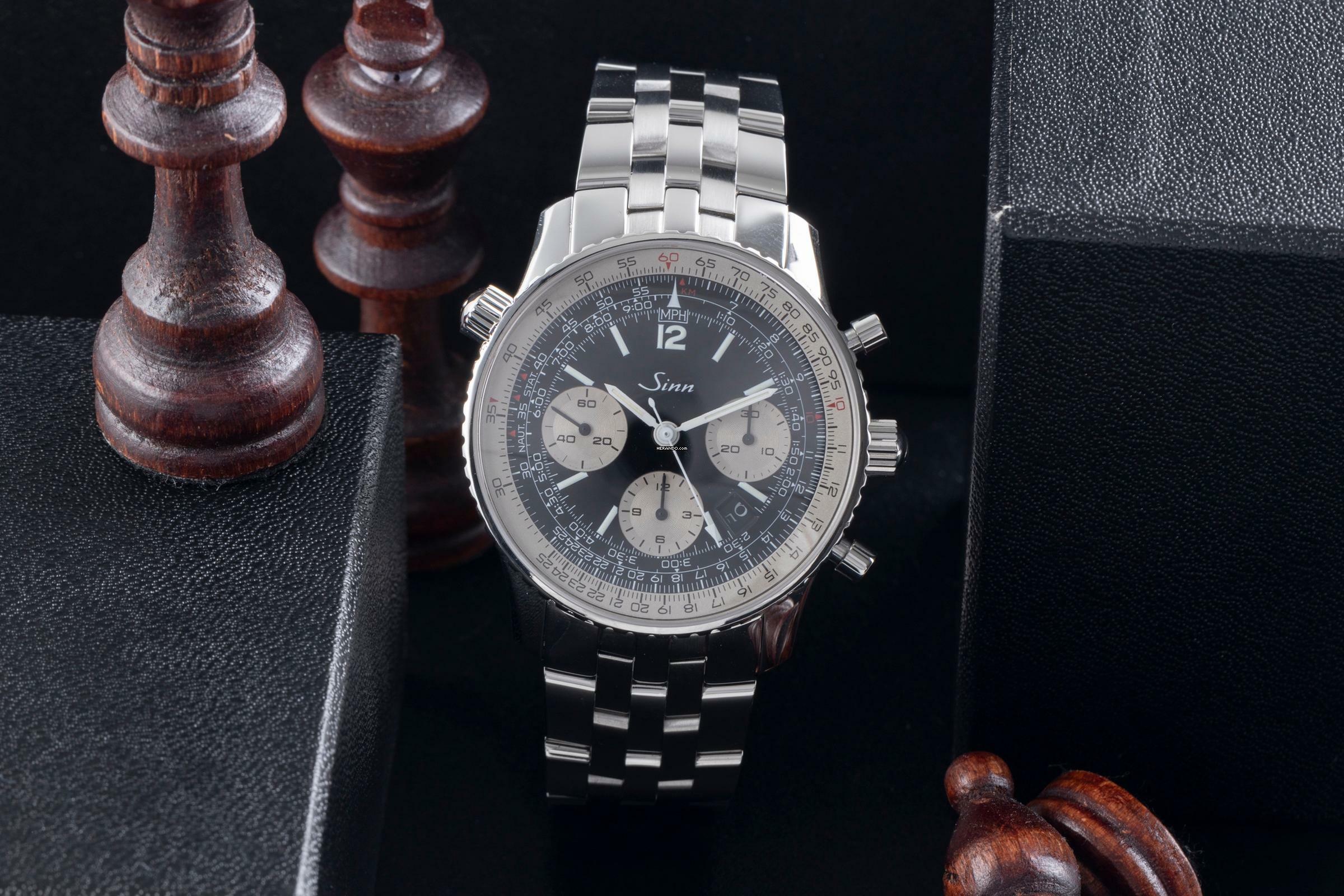 Thumbnail von Sinn 903 903St Navigationschronograph Edelstahl Automatik Herrenuhr Ref. 903.040 Box