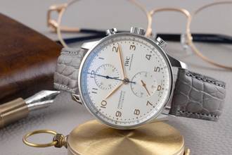 Thumbnail von IWC Portugieser Chronograph Stahl Automatik Herrenuhr Ref. IW371604