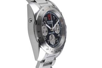 Thumbnail von Tudor Sport Chronograph Silver Dial Stahl Automatik Herrenuhr Ref. 20300 Papers