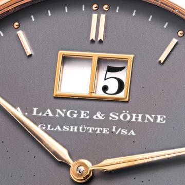  A. Lange & Söhne Saxonia 37 Grey – 315.033 – like NEW – 2007 Germany 