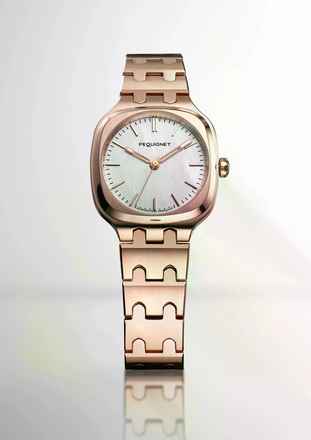  Pequignet Concorde Gold Watch Gold Bracelet 30mm 