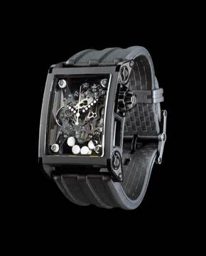  B.R.M Bi-Rotor Black PVD Hand Colors on Request Orange red white or apple green 