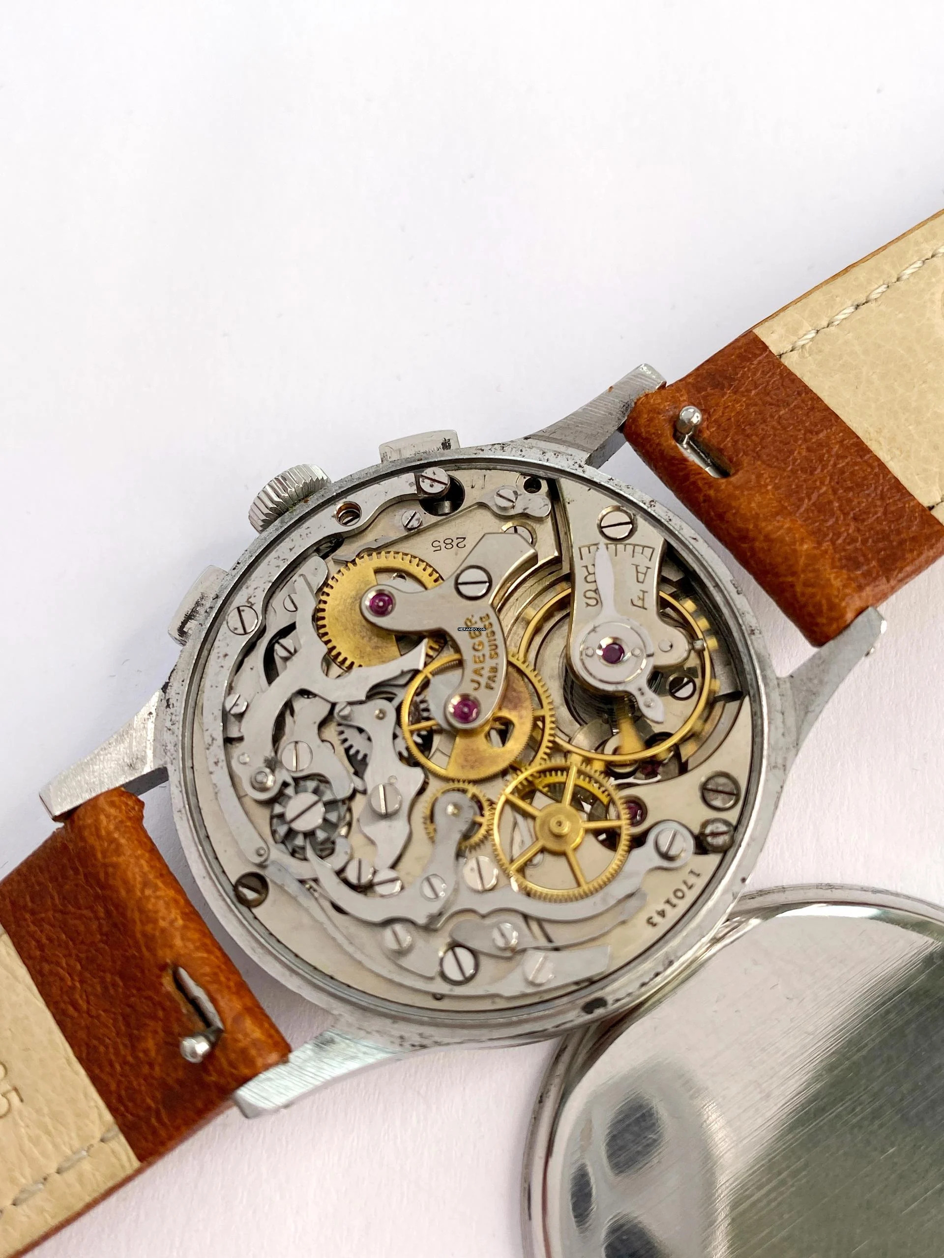 Thumbnail von Jaeger-LeCoultre Classic Vintage Chronograph Steel Jaeger-Only Dial 35mm unbekannt