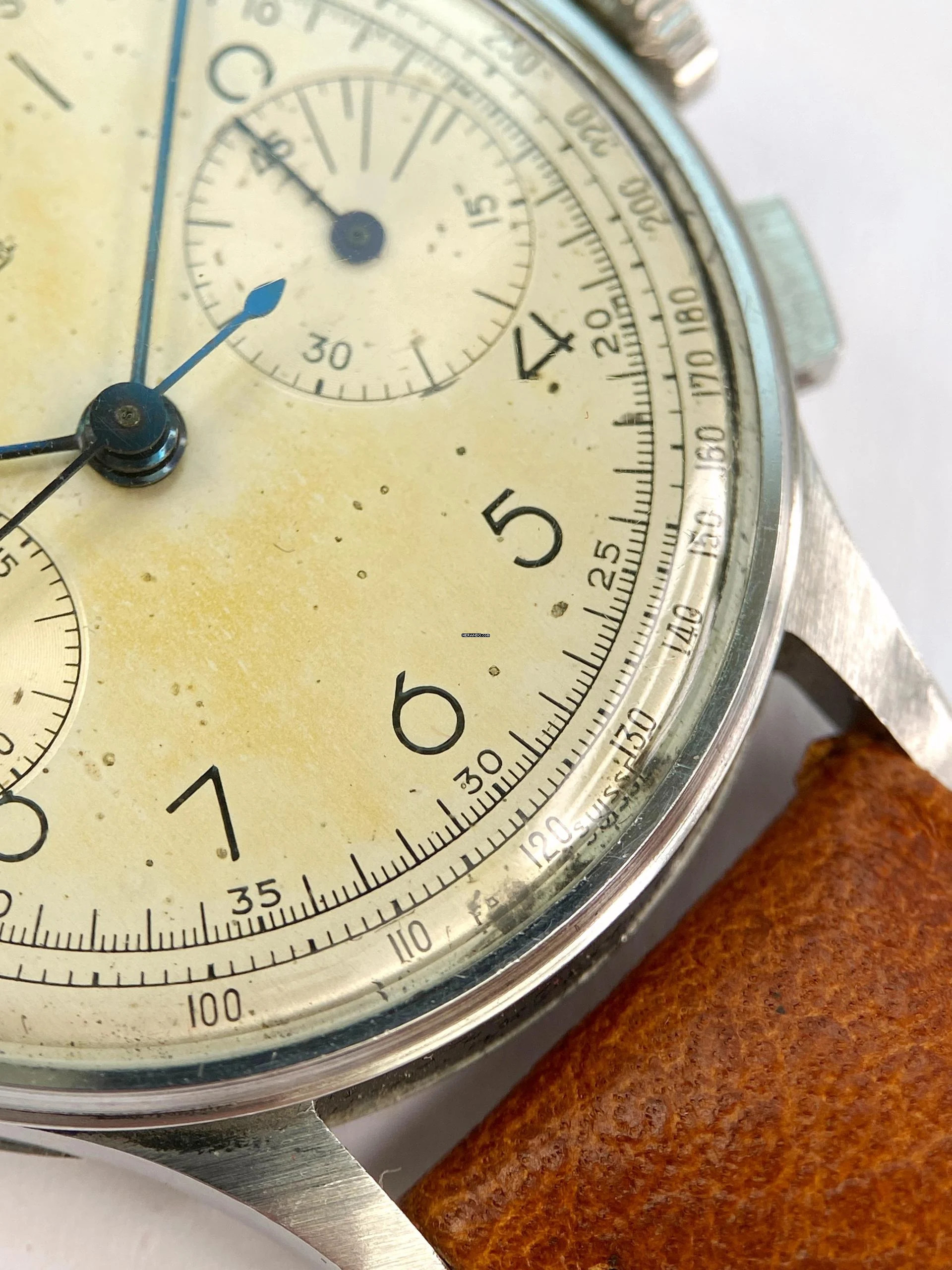 Thumbnail von Jaeger-LeCoultre Classic Vintage Chronograph Steel Jaeger-Only Dial 35mm unbekannt