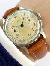 Thumbnail von Jaeger-LeCoultre Classic Vintage Chronograph Steel Jaeger-Only Dial 35mm unbekannt