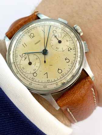  Jaeger-LeCoultre Classic Vintage Chronograph Steel Jaeger-Only Dial 35mm unbekannt 