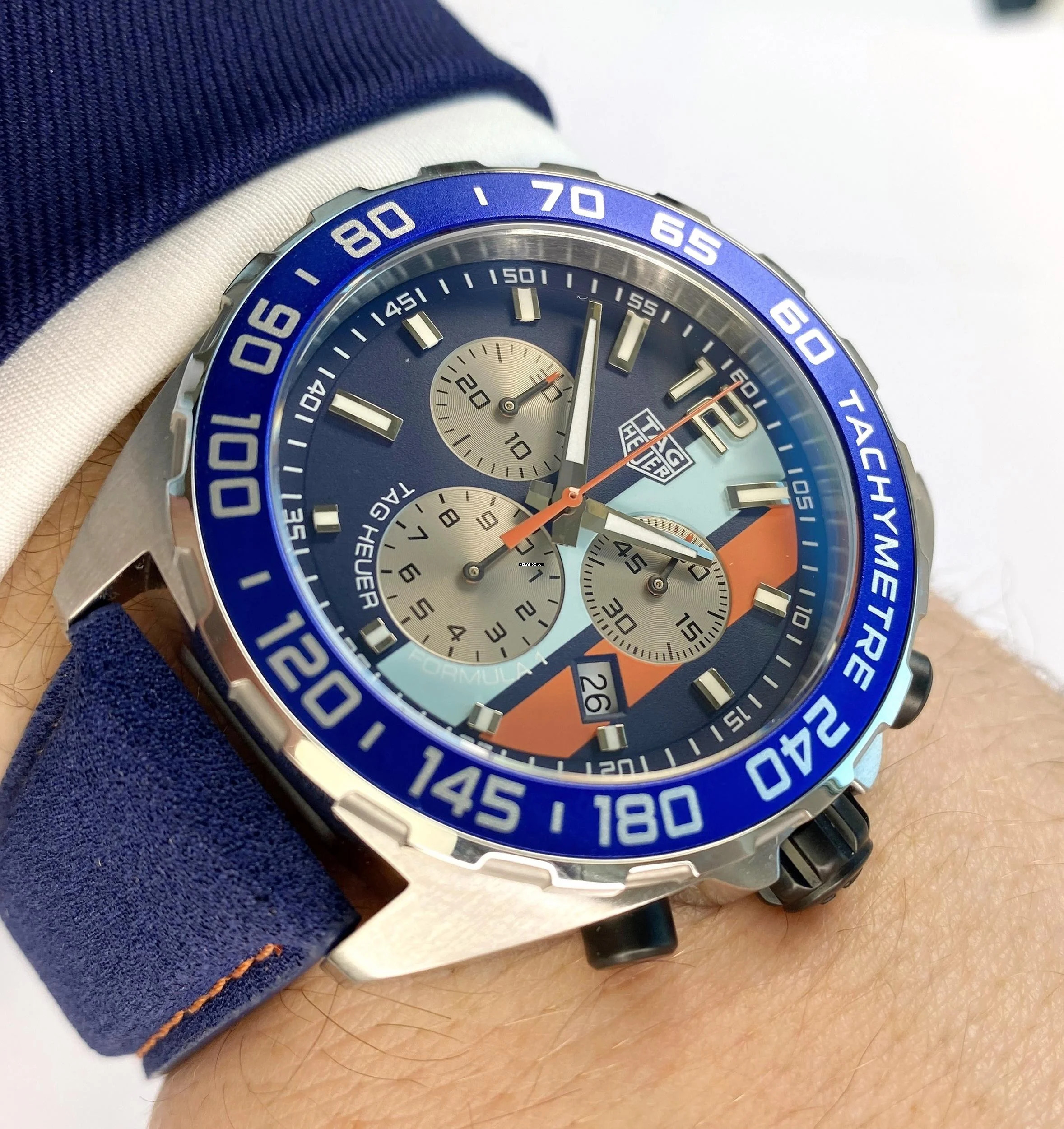 Heuer Tag Gulf Full Set Original Papiere ref CAZ101N CAZ101N