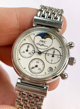  IWC Da Vinci Chronograph Lady Moonphase ref 3736 Chronograph Quartz Mondphase Damen 3736 