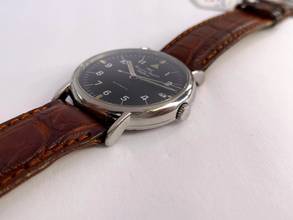 Thumbnail von IWC Portofino Automatic Serviced (400e) Portofino Military Automatic Black Military Dial ref 3513 3513