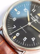 Thumbnail von IWC Portofino Automatic Serviced (400e) Portofino Military Automatic Black Military Dial ref 3513 3513