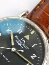Thumbnail von IWC Portofino Automatic Serviced (400e) Portofino Military Automatic Black Military Dial ref 3513 3513