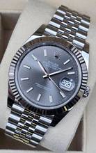 Thumbnail von Rolex Datejust 41 41mm 126334 Slate/Grey dial Jubilee Like New Full Set 3-2023