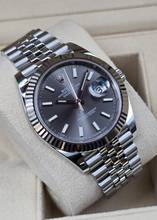Thumbnail von Rolex Datejust 41 41mm 126334 Slate/Grey dial Jubilee Like New Full Set 3-2023