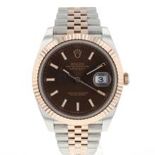Thumbnail von Rolex Datejust 41 Jubilee Steel / Everose Choco Dial