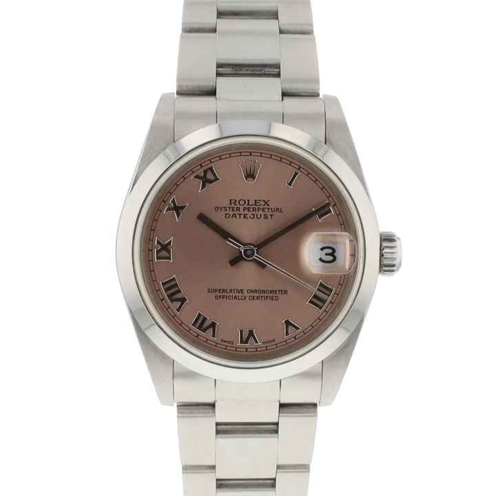  Rolex Datejust 31 Pink Roman Dial 