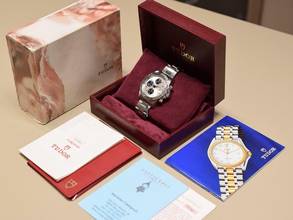 Thumbnail von Tudor Oysterdate Big Block Chronograph Oysterdate Big Block By Rolex Ref.79180 Full Set 1993