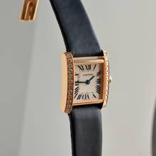 Thumbnail von Cartier Tank Française Ladies 20MM Factory diamonds rose gold 18KT