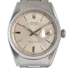 Thumbnail von Rolex Datejust 36 1603 Soleil silver dial 1969 Full Set