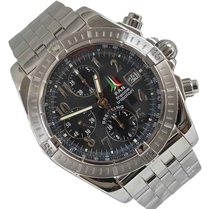  Breitling Chronomat Evolution A13356 Evolution P.A.N. Frecce Tricolori Limited Edition Full Set 