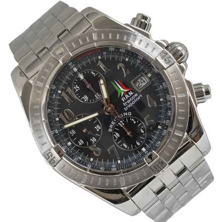  Breitling Chronomat Evolution A13356 Evolution P.A.N. Frecce Tricolori Limited Edition Full Set 