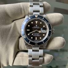 Thumbnail von Rolex Submariner Date 16800 Date matt brown tritium dial 1985 Full Set