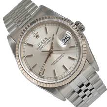 Thumbnail von Rolex Datejust 36 16234 Soleil silver dial Full Set Like NEW