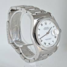 Thumbnail von Rolex Datejust 36 16200 White Romans dial 1998 Full Set