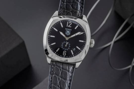  TAG Heuer Monza Automatik Datum Edelstahl Herrenuhr Saphirglas Ref. WR2110 