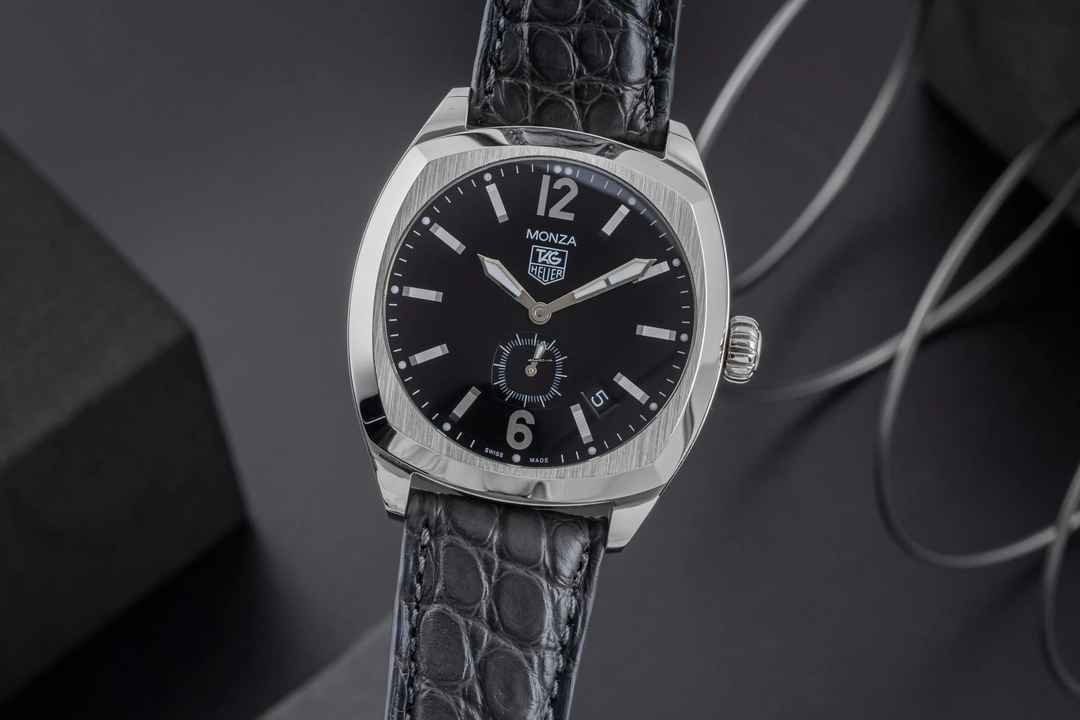  TAG Heuer Monza Automatik Datum Edelstahl Herrenuhr Saphirglas Ref. WR2110 