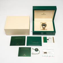 Thumbnail von Rolex Daytona – John Mayer Green Yellowgold – 116508 – like NEW – 03/2017 Full Set