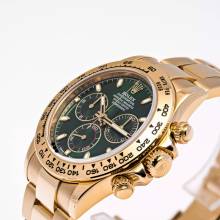 Thumbnail von Rolex Daytona – John Mayer Green Yellowgold – 116508 – like NEW – 03/2017 Full Set