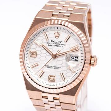  Rolex Land-Dweller 40 White Rosegold – 127335 – NEW & Unworn – 2026 Full Set 