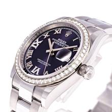 Thumbnail von Rolex Datejust 36 Lila Factory Diamond – 126284RBR – like NEW – 03/2023 Full Set Lc100