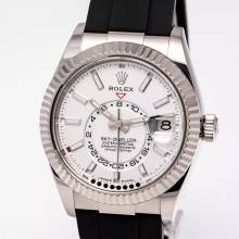 Thumbnail von Rolex Sky-Dweller Whitegold Oysterflex 42 White – 336239 – like NEW – 07/2023 Full Set