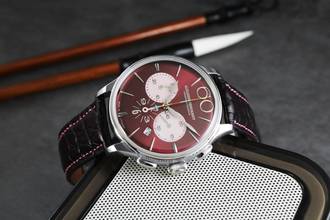 Thumbnail von Alexander Shorokhoff Happy Second Bordeaux Chronograph limitierte Serie von 50 Stück