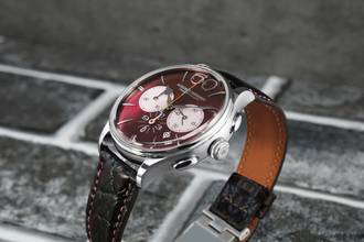 Thumbnail von Alexander Shorokhoff Happy Second Bordeaux Chronograph limitierte Serie von 50 Stück