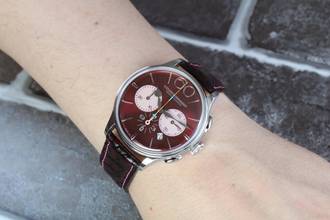 Thumbnail von Alexander Shorokhoff Happy Second Bordeaux Chronograph limitierte Serie von 50 Stück