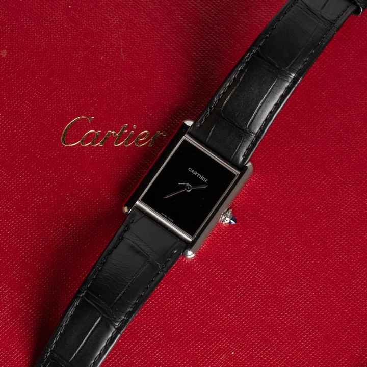  Cartier Tank Must Black Cartier Full Set 2024 