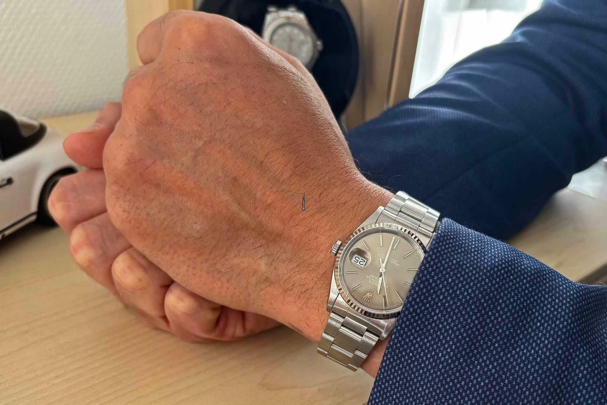 Rolex Datejust 36 LC100 Zfferblatt Grau Vintage X-Serie mit Box & Papieren