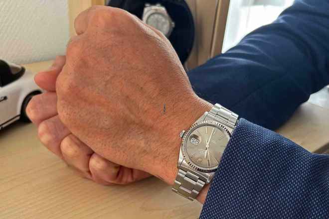  Rolex Datejust 36 LC100 Zfferblatt Grau Vintage X-Serie mit Box & Papieren 