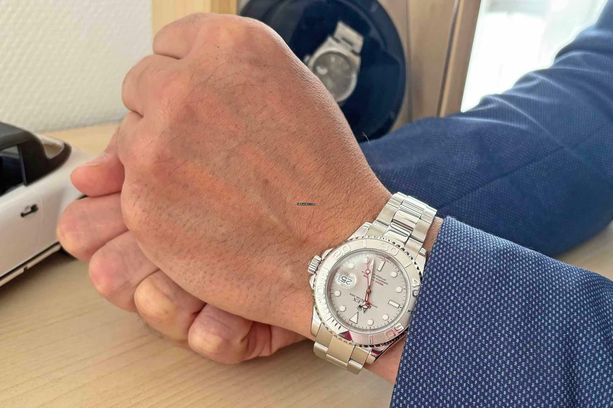 Rolex Yacht-Master 40 mit perfekter Lünette LC100