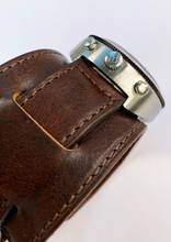 Thumbnail von Breitling Serviced (650e) Bullhead Vintage Chronograph ref 7101 Brown Dial Pupitre 7101