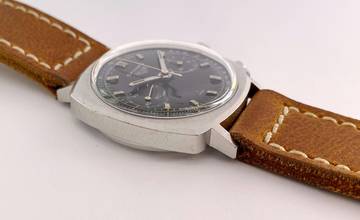 Thumbnail von Heuer Camaro Vintage Chronograph Black Dial ref 7743 37mm 7743