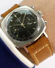 Thumbnail von Heuer Camaro Vintage Chronograph Black Dial ref 7743 37mm 7743