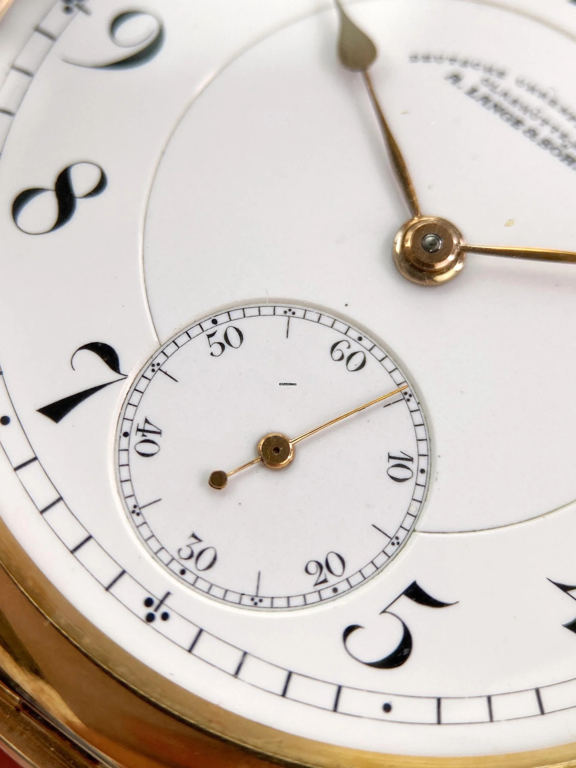 Thumbnail von A. Lange & Söhne A Taschenuhr Pocket Watch Solid Pink Gold Soehne