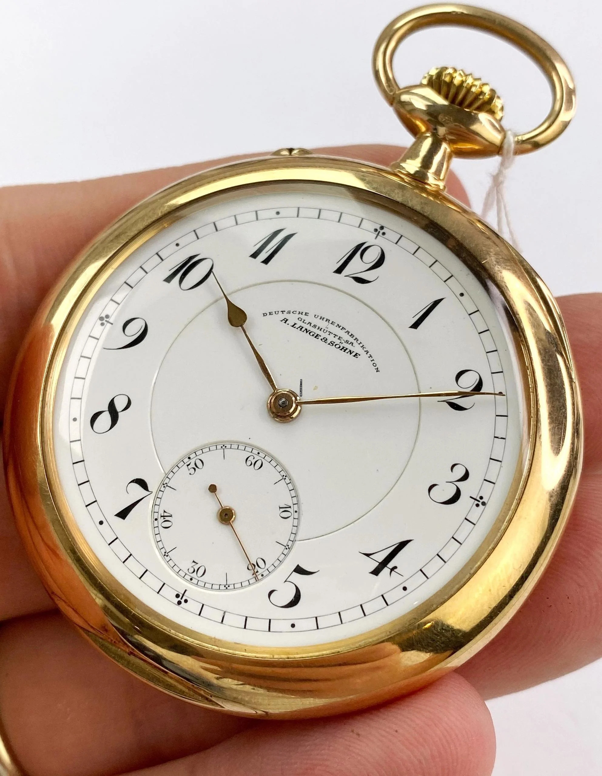 Thumbnail von A. Lange & Söhne A Taschenuhr Pocket Watch Solid Pink Gold Soehne