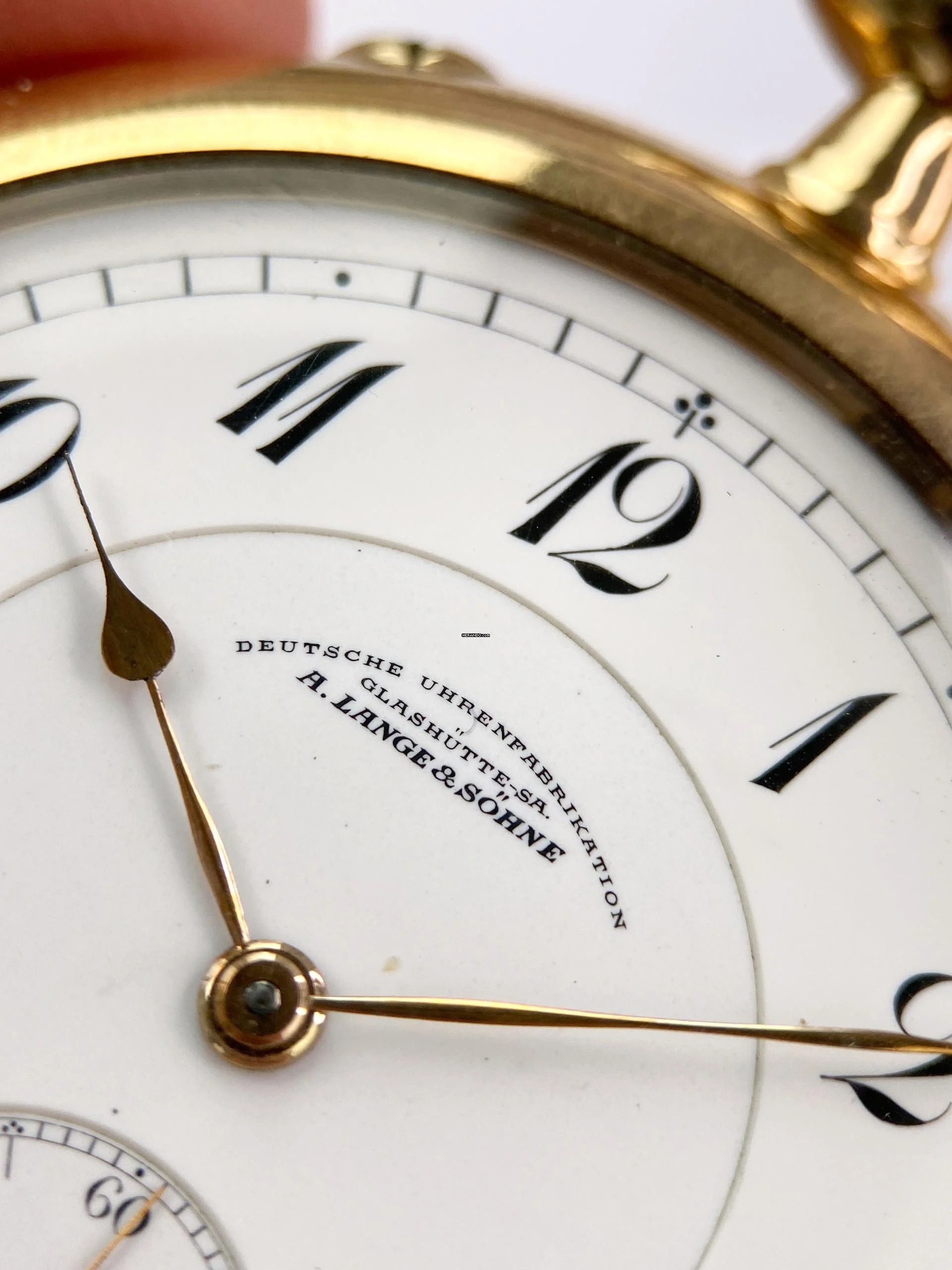 Thumbnail von A. Lange & Söhne A Taschenuhr Pocket Watch Solid Pink Gold Soehne