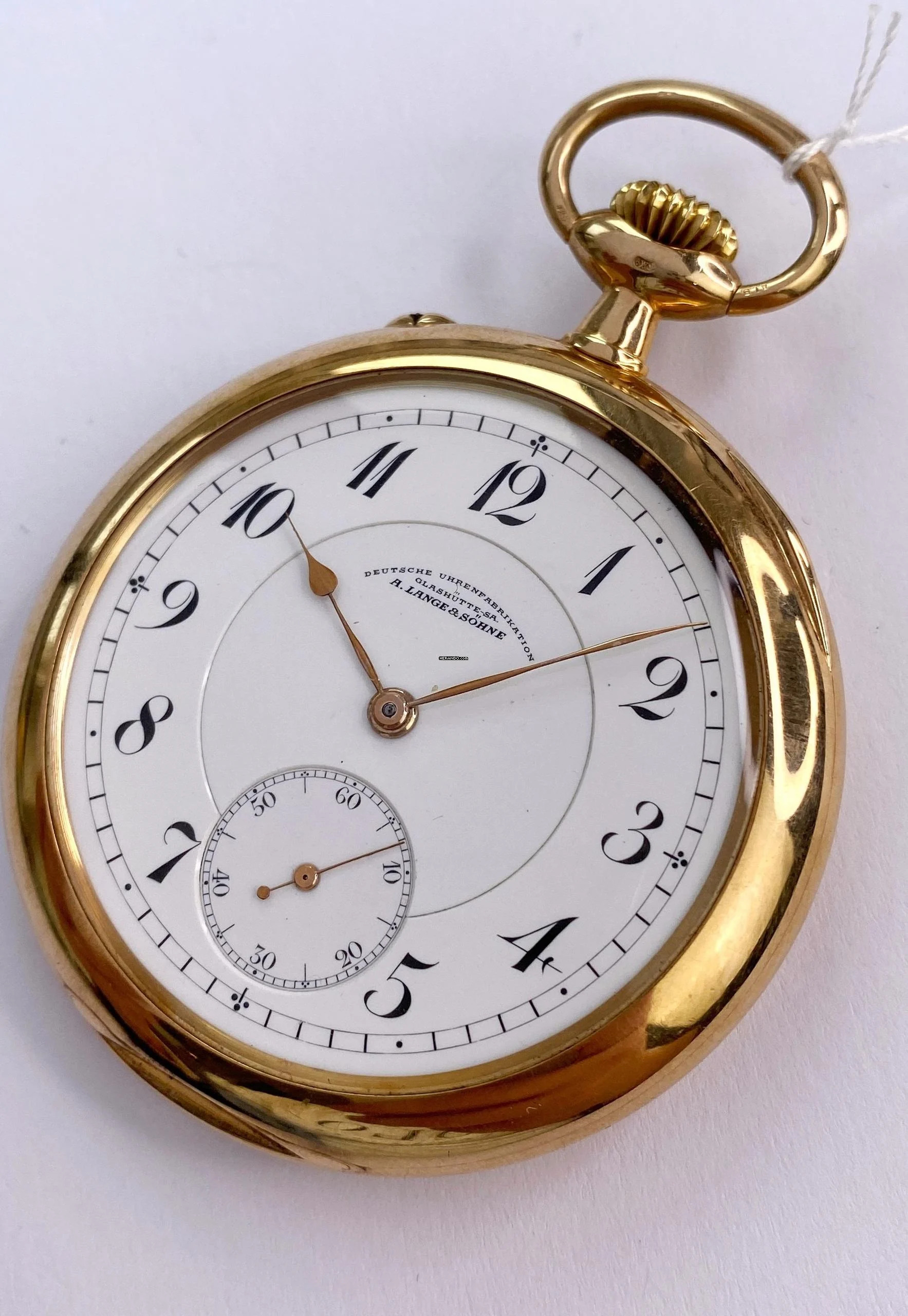 Thumbnail von A. Lange & Söhne A Taschenuhr Pocket Watch Solid Pink Gold Soehne