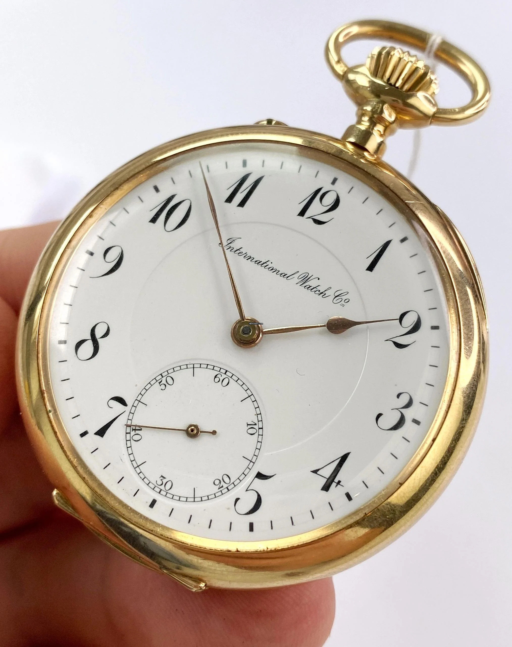 Thumbnail von IWC Pocket Watch Beautiful pocket watch in solid rose gold
