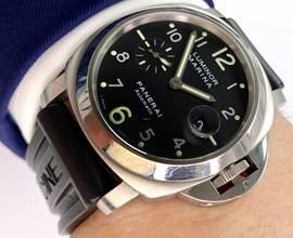 Thumbnail von Panerai Luminor Marina Automatic ref PAM00164 Full Set Box Papers PAM00164
